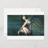 Carte Postale fée du dragon (Devant / Derrière)