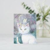 Carte postale Fée et chat de Silver Moon (Debout devant)