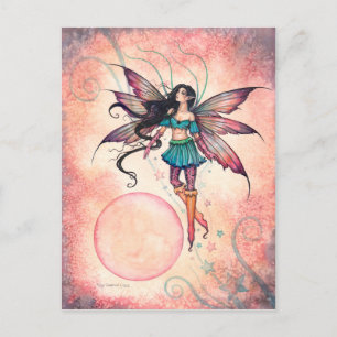 Carte Postale Fée Fantastique Art Poster Étoiles Danseuse