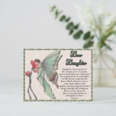 Carte Postale Fée fille anniversaire (Debout devant)