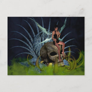 Carte Postale Fée gothique