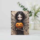 Carte Postale Fée gothique d'Halloween (Debout devant)