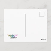 Carte Postale Fée Halloween d'un ange déchu (Dos)