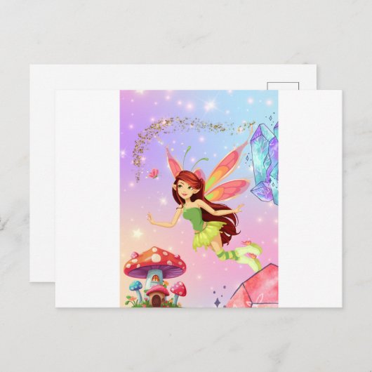 Carte Postale Fée lil (Devant / Derrière)
