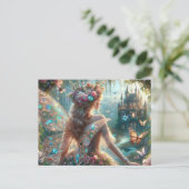 Carte Postale Fée papillon (Debout devant)