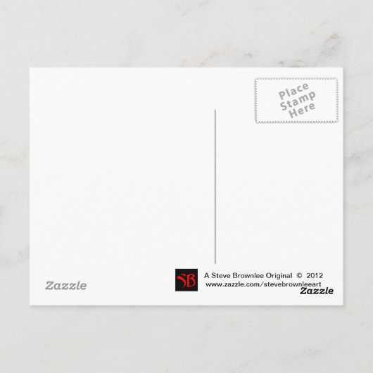 Carte postale Fée Papillon (Dos)