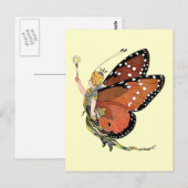 Carte Postale Fée Pixie Torcheuse (Devant / Derrière)