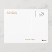 Carte Postale Fée sur une marguerite (Dos)