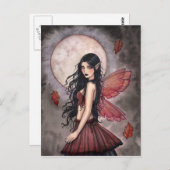 Carte postale Fée Touche d'automne (Devant / Derrière)