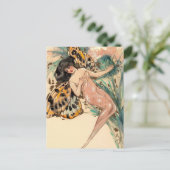 Carte Postale Fée vintage (Debout devant)