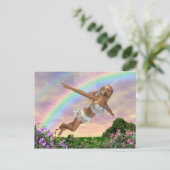 Carte Postale fée volante (Debout devant)