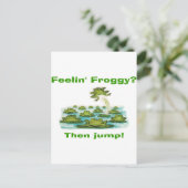 Carte Postale feelin froggy (Debout devant)