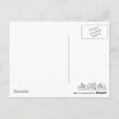 Carte postale Féerie à fleurs (Dos)