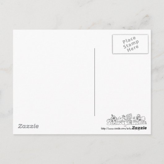 Carte postale Féerie à fleurs (Dos)