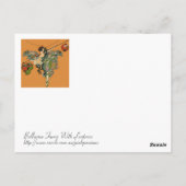 Carte Postale Féerie Ballerina Avec Lanternes (Dos)