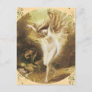 Carte postale Féerie eau vintage