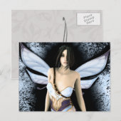 Carte postale Féerie gothique Solitude (Devant / Derrière)