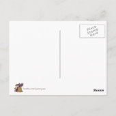 Carte Postale Féerie sombre Baba art populaire ukrainien (Dos)