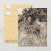 Carte postale Féerie vintage (Devant / Derrière)