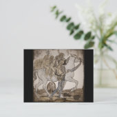 Carte Postale Féeries à cheval blanc (Debout devant)