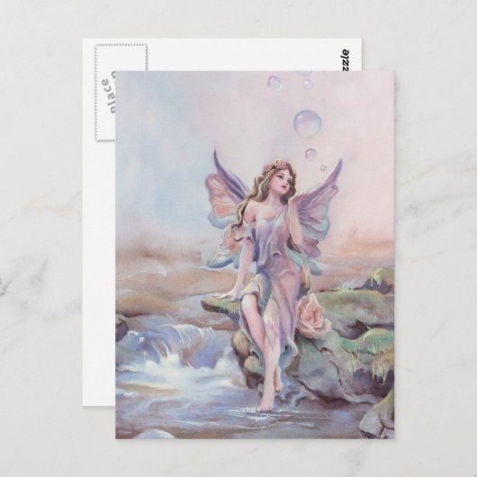 Carte Postale FÉERIES BUBBLES par SHARON SHARPE (Devant / Derrière)