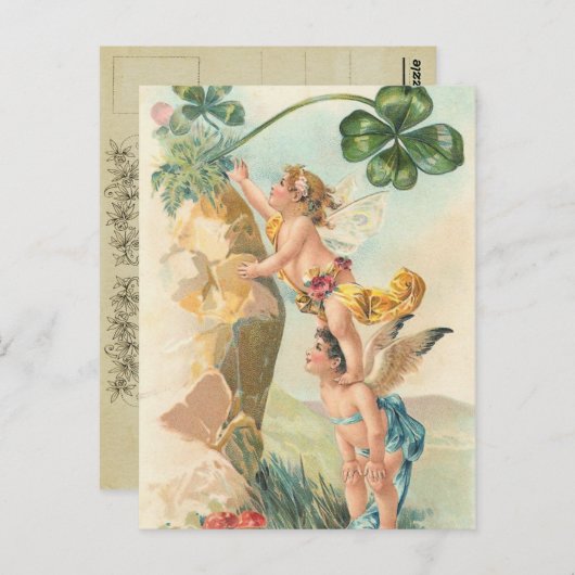 Carte Postale Féeries irlandaises de St. Patrick (Devant / Derrière)