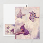 Carte Postale Féeries pluvieuses faisant pleuvoir (Devant / Derrière)