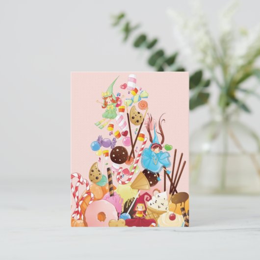 Carte postale Féeries sucrées (Debout devant)