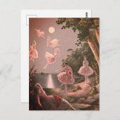 Carte Postale Féeries vintages La Nuit (Devant / Derrière)