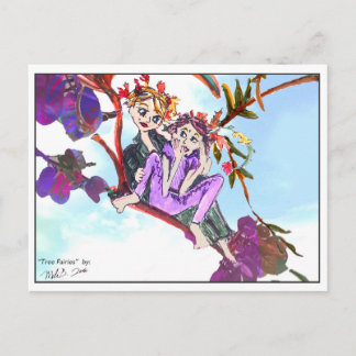 Carte Postale Fées arborées 1