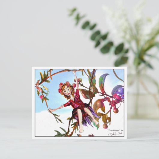 Carte Postale Fées arborées 2 (Debout devant)
