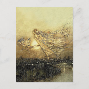 Carte Postale « Fées dans les jardins de Kensington » par Arthur