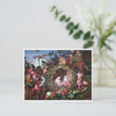 Carte Postale Fées dans un nid d'oiseaux, John Anster Fitzgerald (Debout devant)