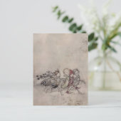 Carte Postale « Fées de la Saint-Jean » par Arthur Rackham (Debout devant)