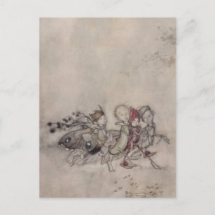 Carte Postale « Fées de la Saint-Jean » par Arthur Rackham