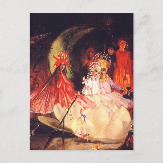 Carte Postale Fées d'été (Devant)