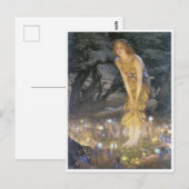 Carte Postale Fées la veille de la Saint-Jean par Edward R. Hugh (Devant / Derrière)