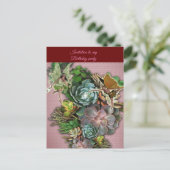 Carte Postale Fées sur un écran succulent (Debout devant)