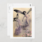 Carte Postale Fées victoriennes (Devant / Derrière)