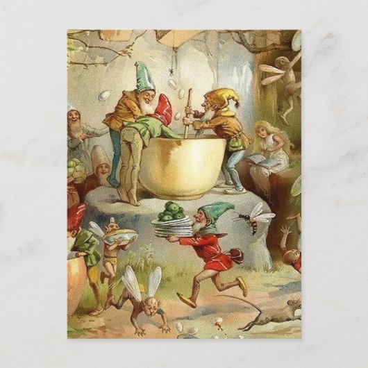 Carte Postale "Fées victoriennes" par E S Hardy (Devant)