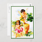 Carte Postale Fées vintages (Devant / Derrière)