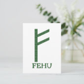 Carte Postale Fehu (Debout devant)