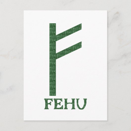 Carte Postale Fehu (Devant)