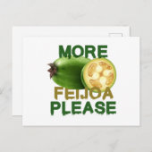 CARTE POSTALE FEIJOA FRUIT ! CUTE GIFT FOR RARELY FRUIT LOVERS E (Devant / Derrière)