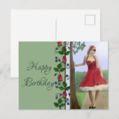 Carte Postale Feine Dame (Devant / Derrière)