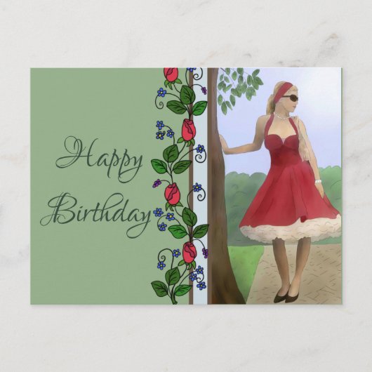 Carte Postale Feine Dame (Devant)