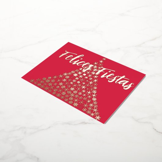 Carte postale Felices Fiestas Script Holiday (Rotation)