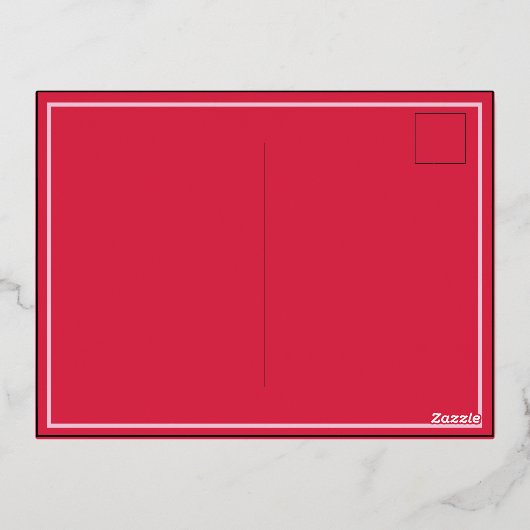 Carte postale Felices Fiestas Script Holiday (Verso)