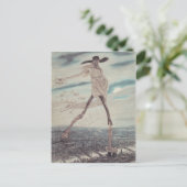 Carte Postale Felicien Rops : Le satanique. Tartes à semis Satan (Debout devant)