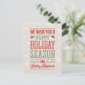 Carte Postale Felicitación de navidad (Debout devant)